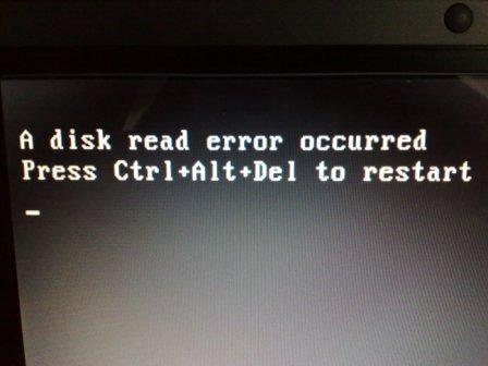 重装系统提示 A Disk Read Error Occurred 解决方法 老山桃